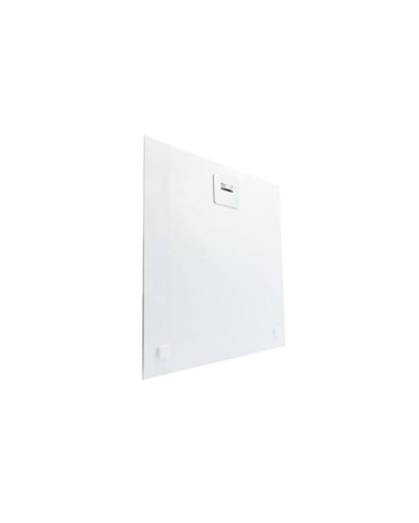 Tableau sur verre couloir ocre 45x45cm