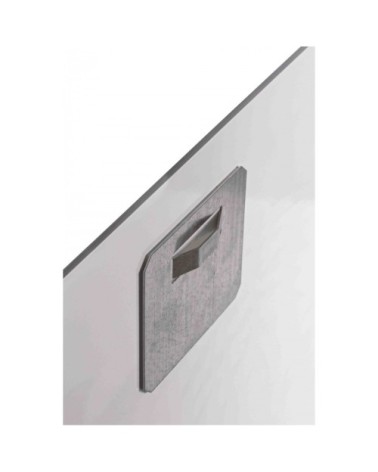 Tableau sur verre couloir ocre 45x45cm