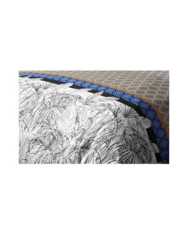 Parure de couette 100% coton 57 fils imprimée 260x240cm 2 taies