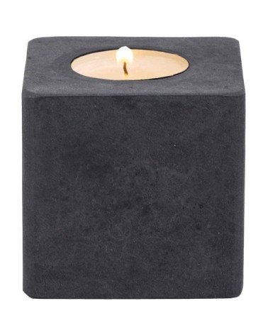 Photophore en marbre  anthracite