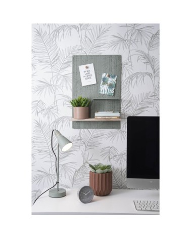 Panneau perforé en métal vert d'eau