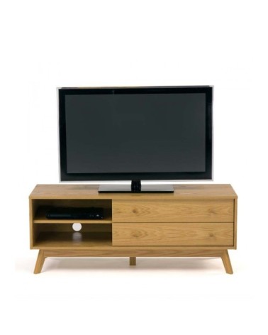 Meuble TV design bois clair