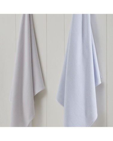 Serviette de plage/bain zéro twist 100x180 cm mastic