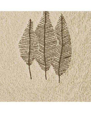 Lot de 2 serviettes invité en coton biologiqu ficelle 30x50 cm