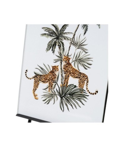 Cadre photo à poser en métal noir et verre 10x18,5cm