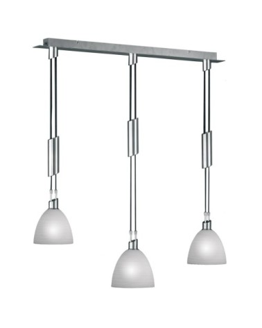 Suspension en métal gris