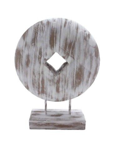 Statuette h 40 cm  blanc 30x9x40 cm