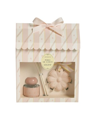 Coffret diffuseur de parfum 40 ml et décor