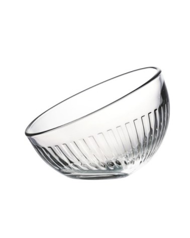 Coupe basse  en verre transparent - lot de 6