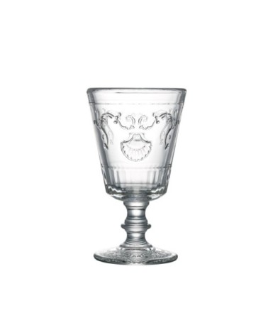 Verre à pied mécanique  en verre transparent - lot de 6