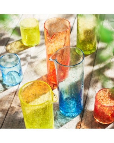 Broc en verre transparent-l'unité