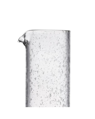 Broc en verre transparent-l'unité