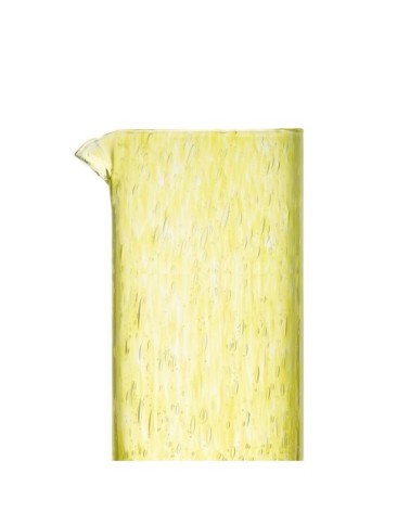 Broc en verre jaune-l'unité