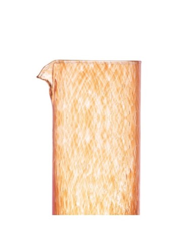 Broc en verre orange-l'unité