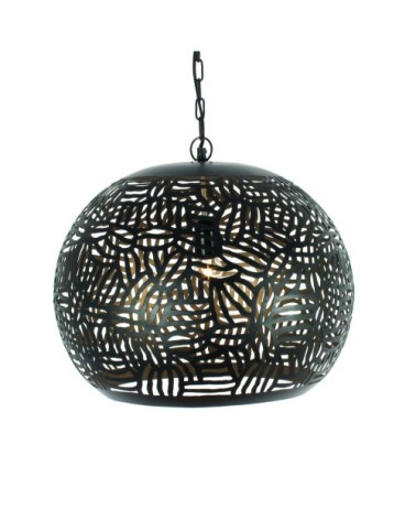 Suspension en métal noir