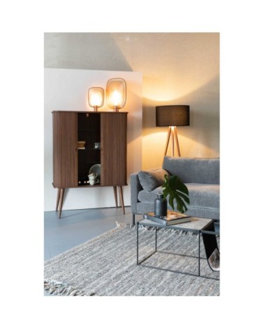 Lampe design en métal cuivre