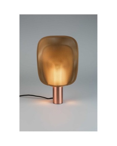Lampe design en métal cuivre