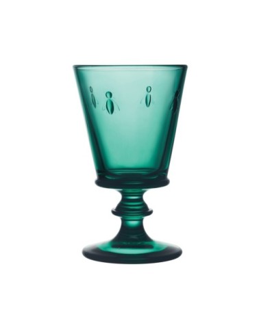 Verre à pied mécanique  en verre Emeraude - lot de 6