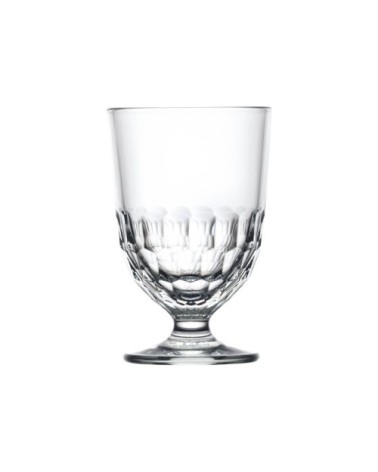 Verre à pied mécanique  en verre transparent - lot de 6