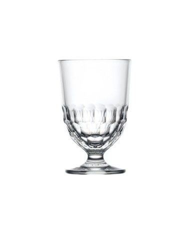 Verre à pied mécanique  en verre transparent - lot de 6