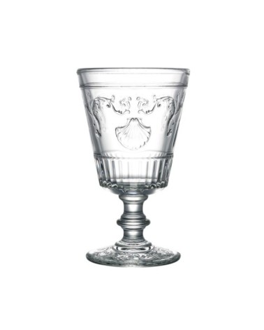 Verre à pied mécanique  en verre transparent - lot de 6