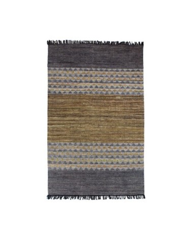 Tapis en cuir et coton 150x240 cm