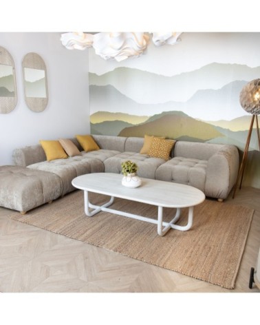 Tapis en jute et coton 240x170