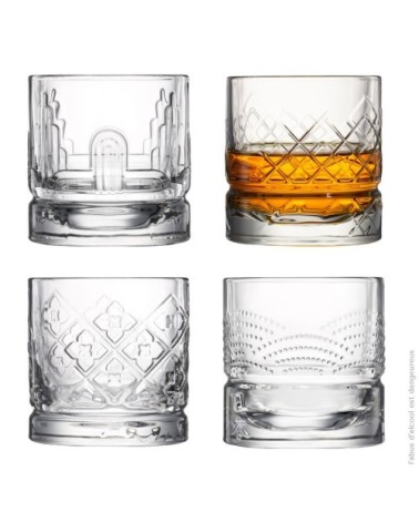 Verre dégustation en verre transparent-l'unité- set de 4