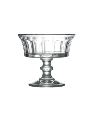 Coupe haute  en verre transparent - lot de 6