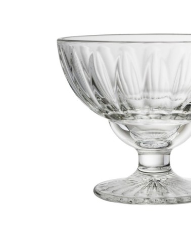 Coupe haute  en verre transparent - lot de 6