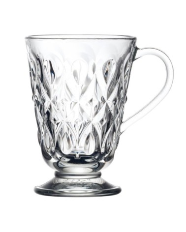 Mug  en verre transparent - lot de 6