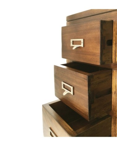 Console en bois marron L 100 cm