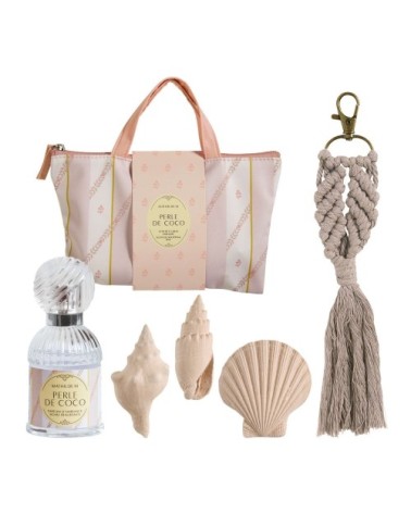 Cabas coffret parfum d'ambiance 30 ml et décors parfumés
