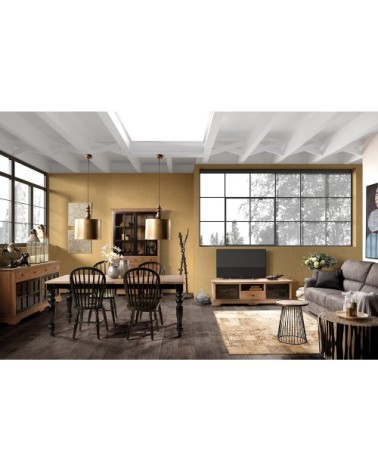 Meuble tv en bois marron