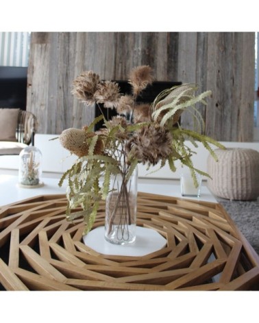 Set de 3 fleurs en plumes de canard