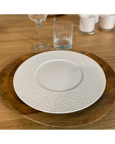 Dessous d'assiette en teck