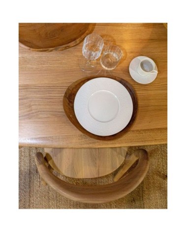 Dessous d'assiette en teck