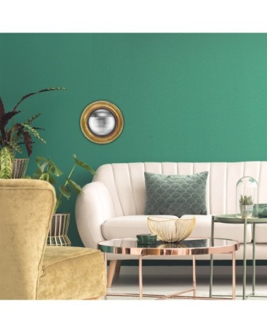 Miroir sorcière en MDF or D26cm