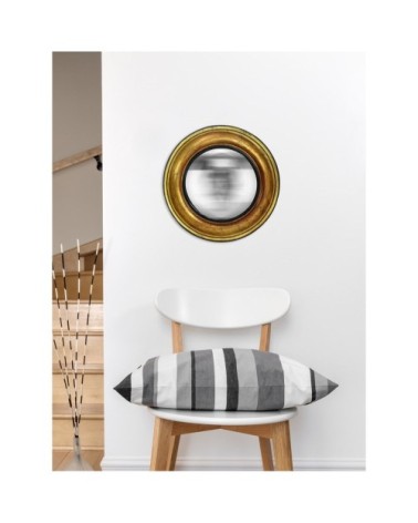 Miroir sorcière en MDF or D26cm