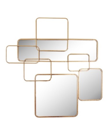 Miroir rectangulaire art déco 91x89cm