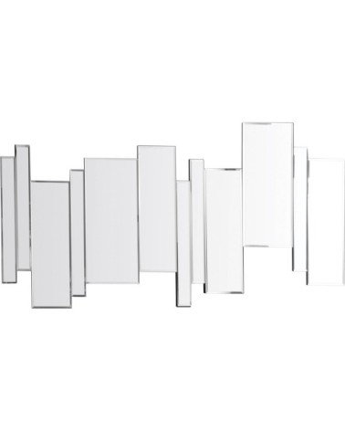 Miroir sans contour barres décalées 70x140cm
