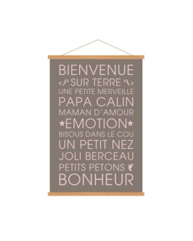 Affiche kakemono bienvenue 40x60cm