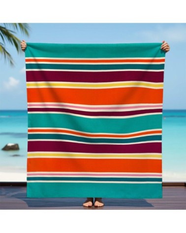 Serviette de plage microfibre Multicolore Antiparos 140x170