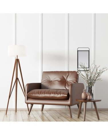 Miroir ajouré en métal noir 25x50cm