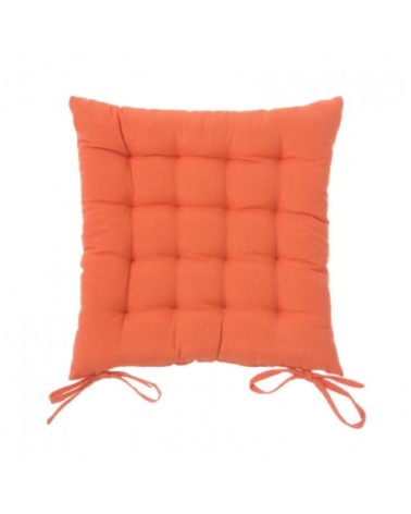 Coussin de chaise carré orange 40x40