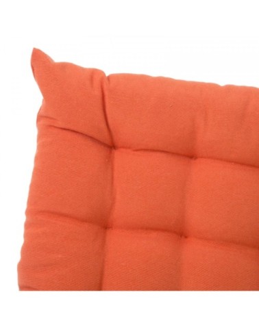 Coussin de chaise carré orange 40x40