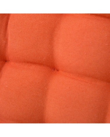 Coussin de chaise carré orange 40x40