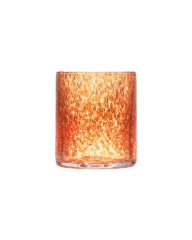 Verre à eau  en verre orange - lot de 6