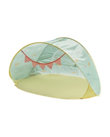 Tente de Plage Enfants Pliante Polyester Vert