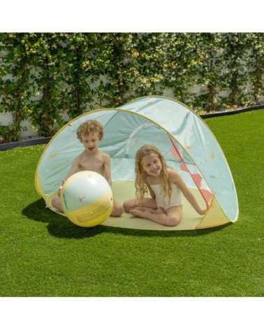Tente de Plage Enfants Pliante Polyester Vert